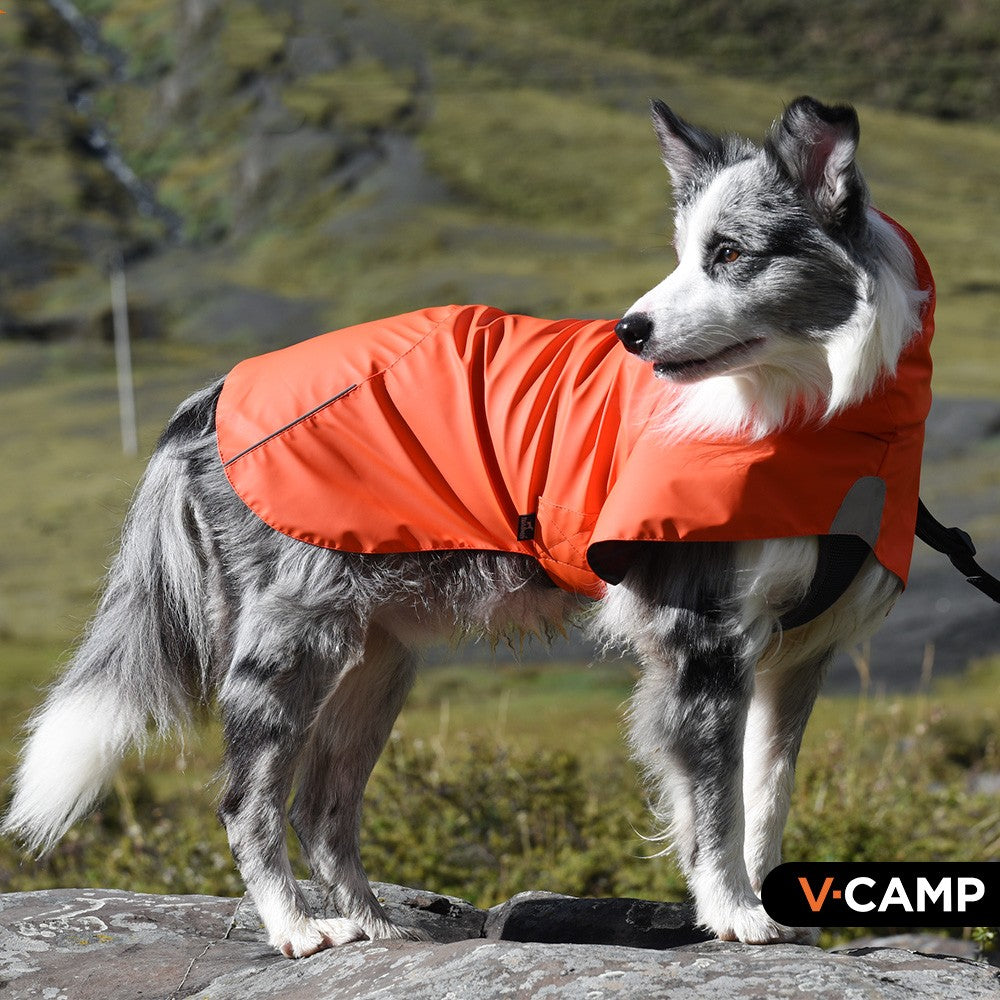 Waterproof Windproof Pet Shell Jacket For Outdoor Rain Protection Wear